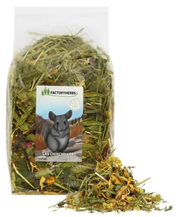 Factoryherbs Las Chinchillas KARMA Mieszanka dla Szynszyli i Koszatniczek 1kg - Karma dla gryzoni - miniaturka - grafika 1