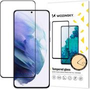 Szkła hartowane na telefon - Wozinsky super wytrzymałe szkło hartowane Full Glue na cały ekran z ramką Case Friendly Samsung Galaxy S21 5G czarny - miniaturka - grafika 1