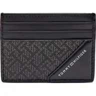 Etui na dokumenty i karty - Tommy Hilfiger Skórzane etui na karty Monogram - miniaturka - grafika 1