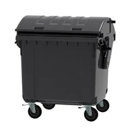 Kosze na śmieci - B2B Partner Plastikowy śmietnik do segregacji odpadu CLE 1100, antracyt MGBStandard1100,šedá - miniaturka - grafika 1