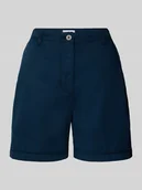 Spodenki damskie - Szorty chinosy o kroju regular fit z mieszanki lyocellu i bawełny - miniaturka - grafika 1