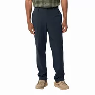 Spodnie męskie - Męskie spodnie Jack Wolfskin DESERT PANTS M night blue - 52 - miniaturka - grafika 1