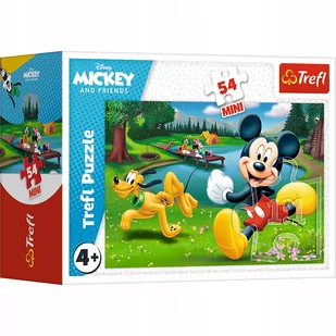 Trefl Puzzle mini 54 elementy. Mickey i przyjaciele - Puzzle - miniaturka - grafika 1