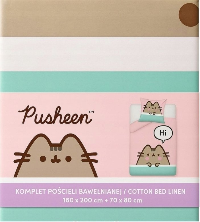 Komplet pościeli Carbotex 160 x 200 cm + POSZEWKA 70x80 PUSHEEN BAWEŁNA