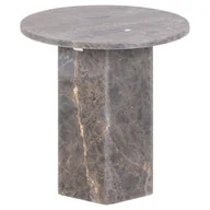 Ławy i stoliki kawowe - Naxos stolik kawowy stolik ogrodowy Ø50cm marmur brązowy. - miniaturka - grafika 1