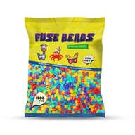 Prace ręczne dla dzieci - Koraliki Do Prasowania Kolory Tęczy 1500 Szt Benny Beads Rozmiar Midi 5Mm - miniaturka - grafika 1
