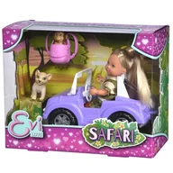 Lalki dla dziewczynek - SIMBA Zestaw Evi Love na safari - miniaturka - grafika 1