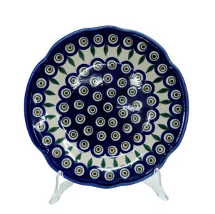 Ceramiczny talerz deserowy 21,5 cm Ceramika Bolesławiec - Dekoratorstwo - miniaturka - grafika 1