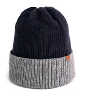 Czapki damskie - Czapka Damska Męska Młodzieżowa Beanie Podwijana Zimowa Dwustronna Ciepła - miniaturka - grafika 1