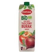 Soki i napoje niegazowane - Fortuna BIO sok 100% tłoczony jabłko burak ćwikłowy 1L - miniaturka - grafika 1