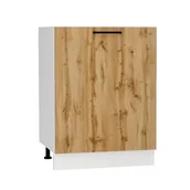 Szafki kuchenne - Szafka kuchenna stojąca 60 BONO D60 P/L dąb złoty - miniaturka - grafika 1