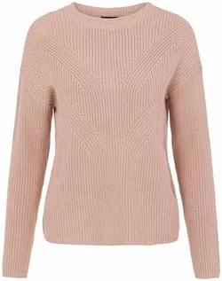 Swetry damskie - Pieces Sweter "Pckarie" w kolorze jasnoróżowym - grafika 1