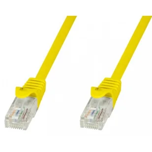 Techly Patchcord Cat.5e UTP CCA 0,25m żółty - Pozostałe akcesoria sieciowe - miniaturka - grafika 1