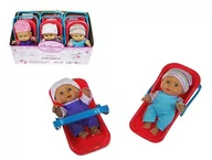 Zabawki konstrukcyjne - Lalka w nosidełku 18cm 9905-11 HIPO p6 mix cena za 1 szt. (HLG08) - miniaturka - grafika 1