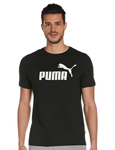 PUMA PUMA Męska koszulka z logo Ess Puma Czarny XXL 586666 - Koszulki męskie - miniaturka - grafika 1