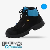 Obuwie robocze - TRZEWIKI BEZPIECZNE Z PODNOSKIEM KOMPOZYTOWYM I NIEMETALOWĄ WKŁADKĄ ANTYPRZEBICIOWĄ, MODEL Q6LG, PN-EN ISO 20345, S3, CI, SRC, ESD - miniaturka - grafika 1