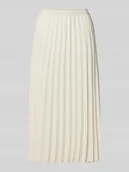 Spódnice - Spódnica midi z elastycznym pasem - miniaturka - grafika 1