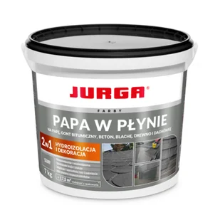 Papa w płynie szara 7 kg Jurga - Preparaty bitumiczne - miniaturka - grafika 1