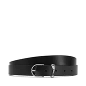 Paski - Pasek Damski Calvin Klein Ck Must Organic Loop Belt 25mm K60K613234 Czarny - miniaturka - grafika 1