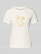 Koszulki i topy damskie - T-shirt o kroju regular fit z czystej bawełny - miniaturka - grafika 1