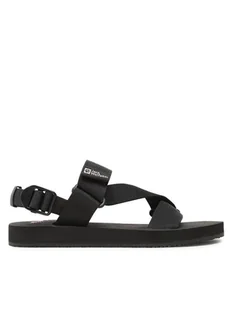 Jack Wolfskin Sandały Urban Entdeckung Belt Sandal W 4056801 Czarny - Sandały damskie - miniaturka - grafika 1