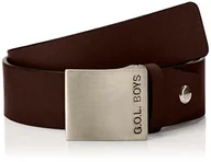 Paski - Złoty chłopięcy pasek z prawdziwej skóry - miniaturka - grafika 1