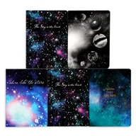 Zeszyty szkolne - Brulion, Galaxy, A5, 80 Kartek, W Kratkę - miniaturka - grafika 1