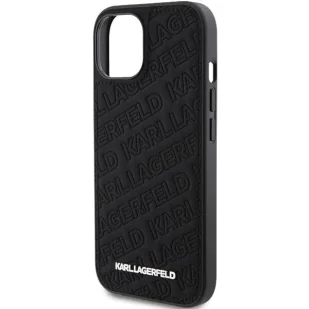 Etui Karl Lagerfeld Quilted K Pattern na iPhone 15 - czarne - Etui i futerały do telefonów - miniaturka - grafika 6