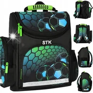 Plecaki szkolne i tornistry - TORNISTER SZKOLNY PLECAK DLA CHŁOPCA FOOTBALL PIŁKA NOŻNA DO 1 KLASY - miniaturka - grafika 1