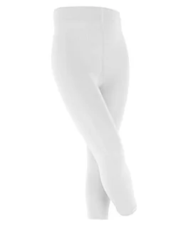 Legginsy - Falke dziecięce bawełniane legginsy w dotyku - mieszanka bawełny, białe (białe 2000), UK 6-8,5 (rozmiar producenta: 98-104), 1 para 13830-2000 - grafika 1