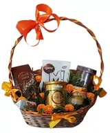 Zestawy upominkowe - Poczta Upominkowa, kosz prezentowy Słodka Pomarańcza - miniaturka - grafika 1