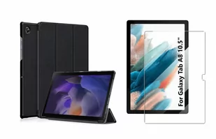Braders Etui z Klapką Smartcase + Szkło Ochronne do Galaxy Tab A8 10.5 - Akcesoria do tabletów i e-booków Braders Etui z Klapką Smartcase + Szkło Ochronne do Galaxy Tab A8 10.5 - Akcesoria do tabletów i e-booków - miniaturka - grafika 1