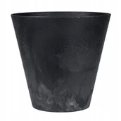 Donice - Prosperplast Doniczka Tubus Effect antracyt śr 20 cm - miniaturka - grafika 1