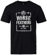 Koszulki męskie - t-shirt HORSEFEATHERS JACK T-SHIRT Black - miniaturka - grafika 1