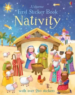 Felicity Brooks First Sticker Book Nativity - Obcojęzyczne książki dla dzieci i młodzieży - miniaturka - grafika 2