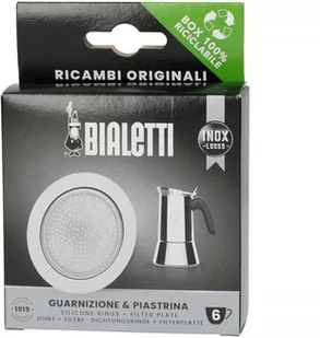 Bialetti - Uszczelka + sitko do kawiarek stalowych Bialetti 6tz - Pozostałe akcesoria kuchenne - miniaturka - grafika 1