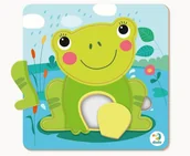Książki edukacyjne - Puzzle 5 mini Żaba Nowa - miniaturka - grafika 1