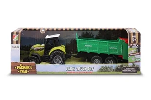 MINI FARMA TRAKTOR Z PRZYCZEPą - Samochody i pojazdy dla dzieci - miniaturka - grafika 1