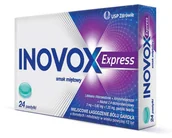 Przeziębienie i grypa - US Pharmacia SP Z O.O Inovox Express o smaku miętowym 2mg+0,6mg+1,2mg 24 past.tw - miniaturka - grafika 1