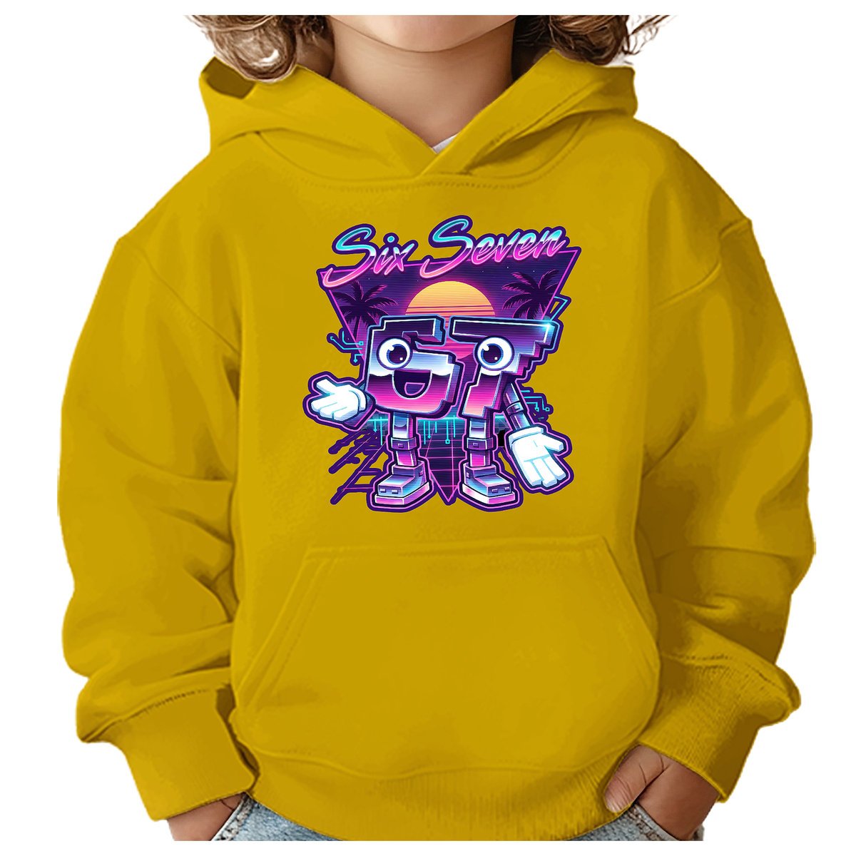 BLUZA DZIECIĘCA Z KAPTUREM 67 SIX SEVEN VIRAL 134-140 DLA DZIECKA PREZENT