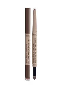 Wibo Wibo 2in1 Eyebrow System kredka i gąbka do brwi 1 - Akcesoria i kosmetyki do stylizacji brwi - miniaturka - grafika 1