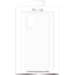 PURO 0.3 Nude - Etui Samsung Galaxy A03s (przezroczysty) SGA03S03NUDETR - Etui i futerały do telefonów - miniaturka - grafika 1
