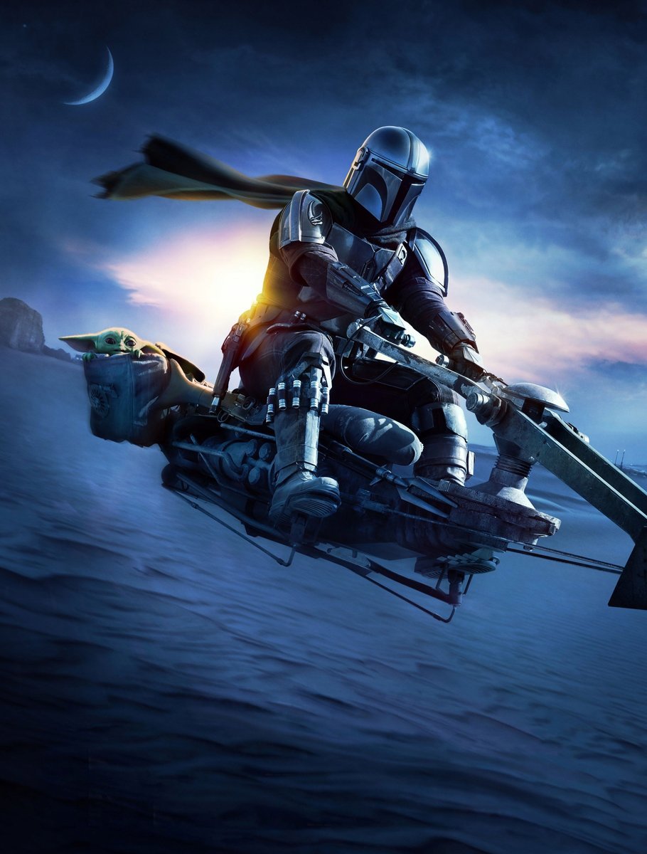 PUZZLE STAR WARS Mandalorian + IMIĘ Pudełko 120 el.