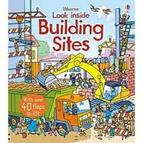 Usborne Publishing Ltd Look Inside a Building Site - Pozostałe książki - miniaturka - grafika 1