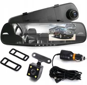 Kamery cofania - Kamera Cofania Rejestrator Jazdy Lusterko Full Hd Gt100 - miniaturka - grafika 1