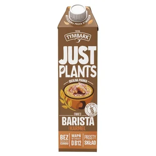 Tymbark Just Plants Napój owies barista o smaku karmel 1 l - Soki i napoje niegazowane - miniaturka - grafika 1