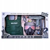 Zabawy w naśladowanie dorosłych - Zabawka zestaw żołnierza - miniaturka - grafika 1