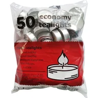 Świece - Podgrzewacz bez zapachu Economy biały 10 g 50 szt. - miniaturka - grafika 1