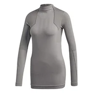 Bluzy damskie - Adidas Damska bluza Knit, Metgry/Grefiv, M - miniaturka - grafika 1