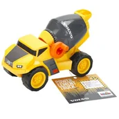 Samochody i pojazdy dla dzieci - Klein Theo Theo Volvo Power betoniarka samochodowa, żółto-czarna, skala 1:24 2427 - miniaturka - grafika 1
